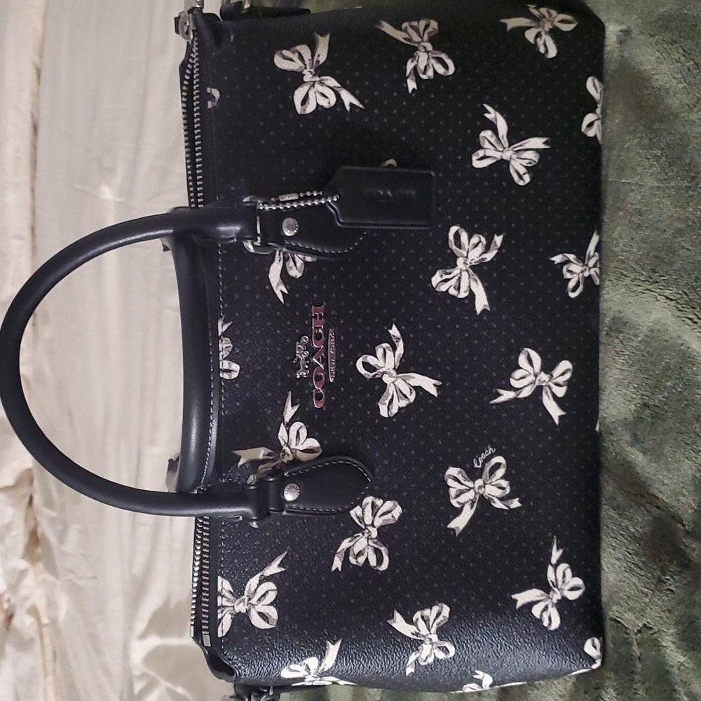 COACH GEORGIA SATCHEL BOW PRINT